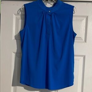Elie Tahari Royal Blue Sleeveless Top